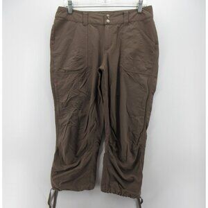 Patagonia Pants 10 Hiking Utility Travel Performance Ruched Crop